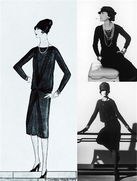 le petit robe noir coco chanel 1926|Coco Chanel little black dress.